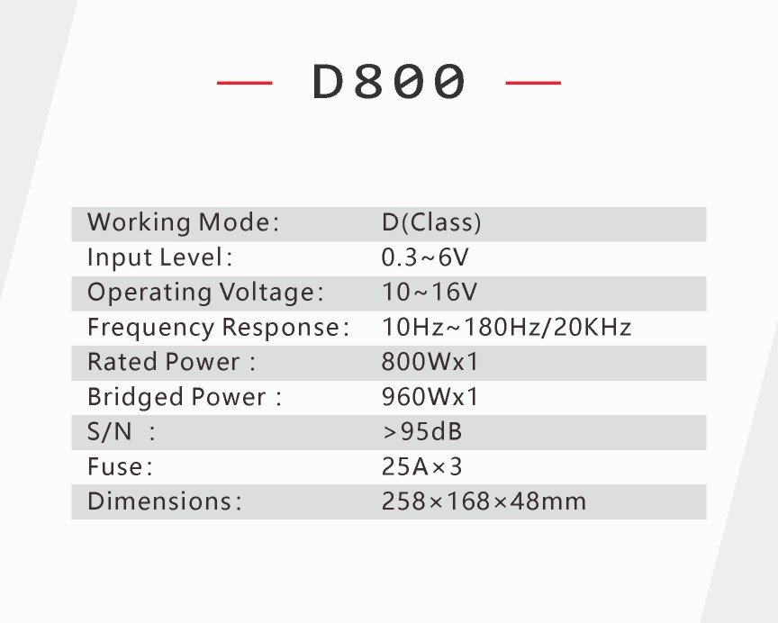 Rebec Audio D800