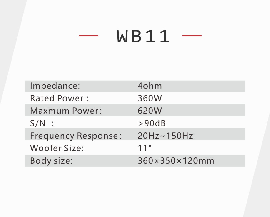 Rebec Audio WB11