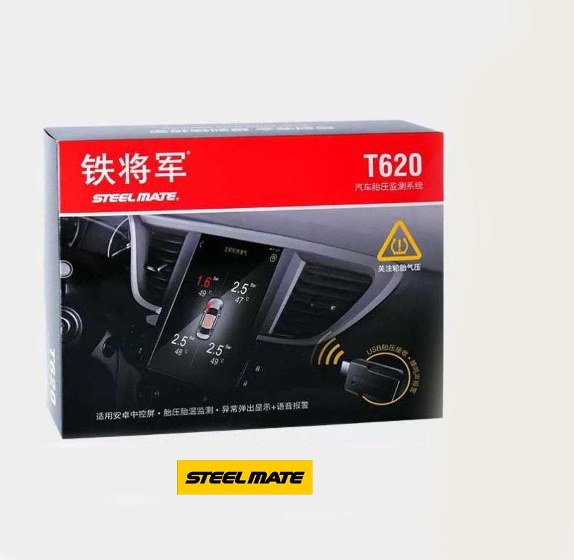 Cảm biến áp suất lốp Steelmate T620 van trong màn hình android TIẾNG VIỆT cao cấp