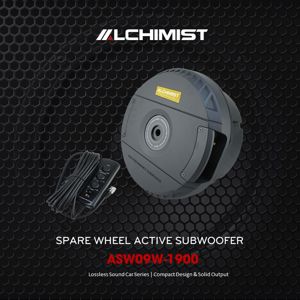 Loa Sub Lốp Dự Phòng Alchimist ASW09W-1900 Loa Sub Siêu Trầm Lắp Bánh Sơ Cua độ Loa sub gầm