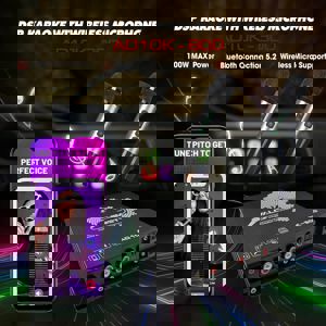 DSP Kèm Mic Hát Karaoke Trên Xe Ô Tô, Cắm Giắc nguyên bản Không Cần Đấu Nối Trên Màn Hình chính cho Loa ô tô