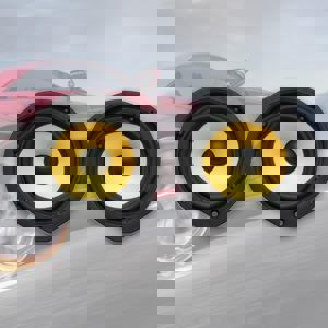 Combo đế loa cánh Honda loại 1 mẫu viền dày kèm giắc nối tiếp  -  viền loa cánh Honda - Đế loa Honda 6.5 icnh (16cm) Phụ kiện loa