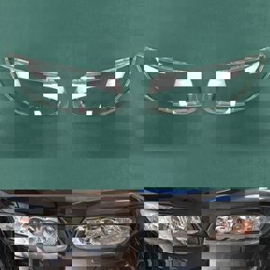 Vỏ đèn pha Hyundai SantaFe, 2006 2009 2010 2011 2012 2018 2021, Ốp đèn pha tự động ống kính trong suốt, Tương thích với Santafe