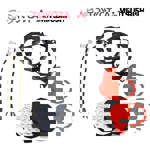 Combo Phụ Kiện Độ Loa Toyota Giắc Loa Dây Nguồn Mút Hướng Âm Vành Che Nước Phụ Kiện Cắm Zin Toyota