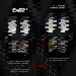 Loa  2-Way Alchimist AS-G65 Component Speaker Màng Nhôm Trắng Sang Trọng, Công Suất 130W Mạnh Mẽ