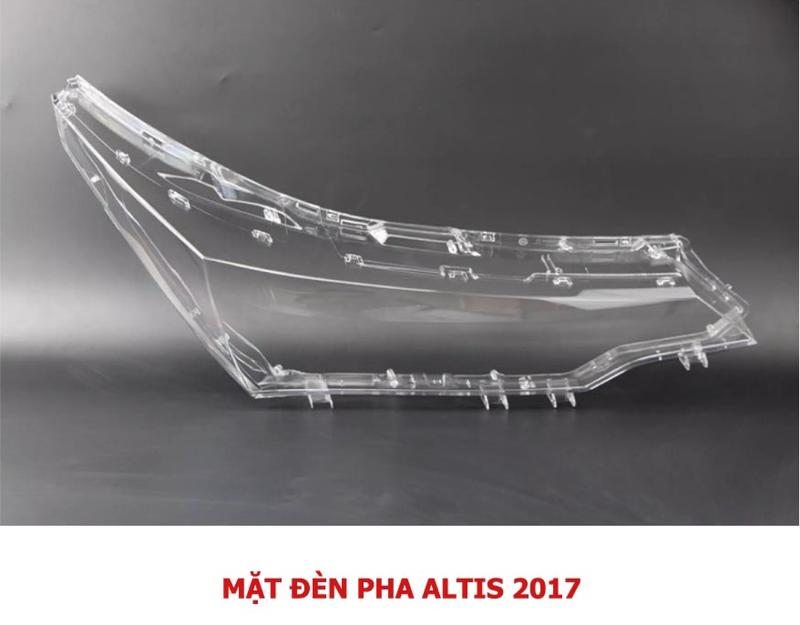 Vỏ đèn pha Toyota Corolla Altis, Dây nhựa trong suốt, Được làm bằng nhựa trong suốt chất lượng cao, Vỏ đèn pha tạo ra vẻ ngoài sang trọng và tối ưu hóa ánh sáng phát ra từ đèn pha.