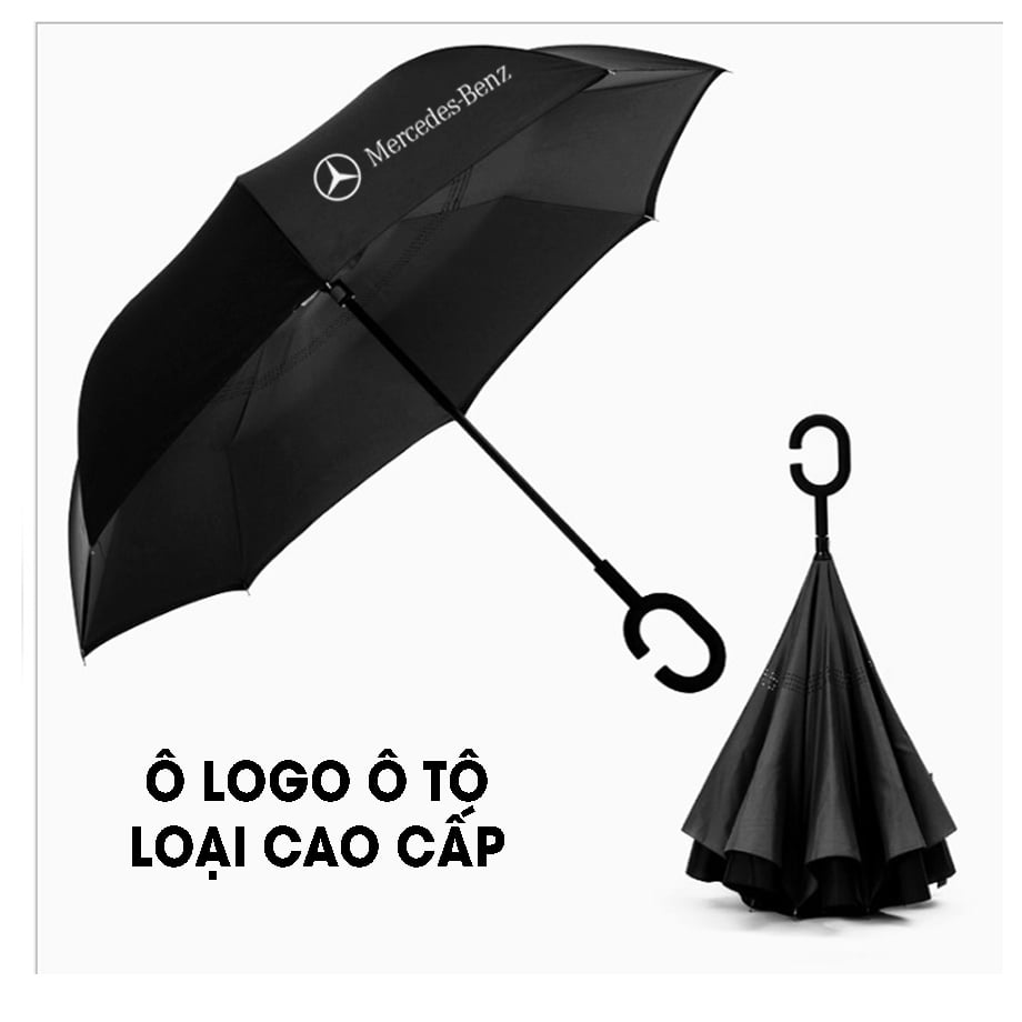 Ô ngược logo ô tô phong cách sang trọng màu đen logo mazda bmw mercedes portche audi honda toyota