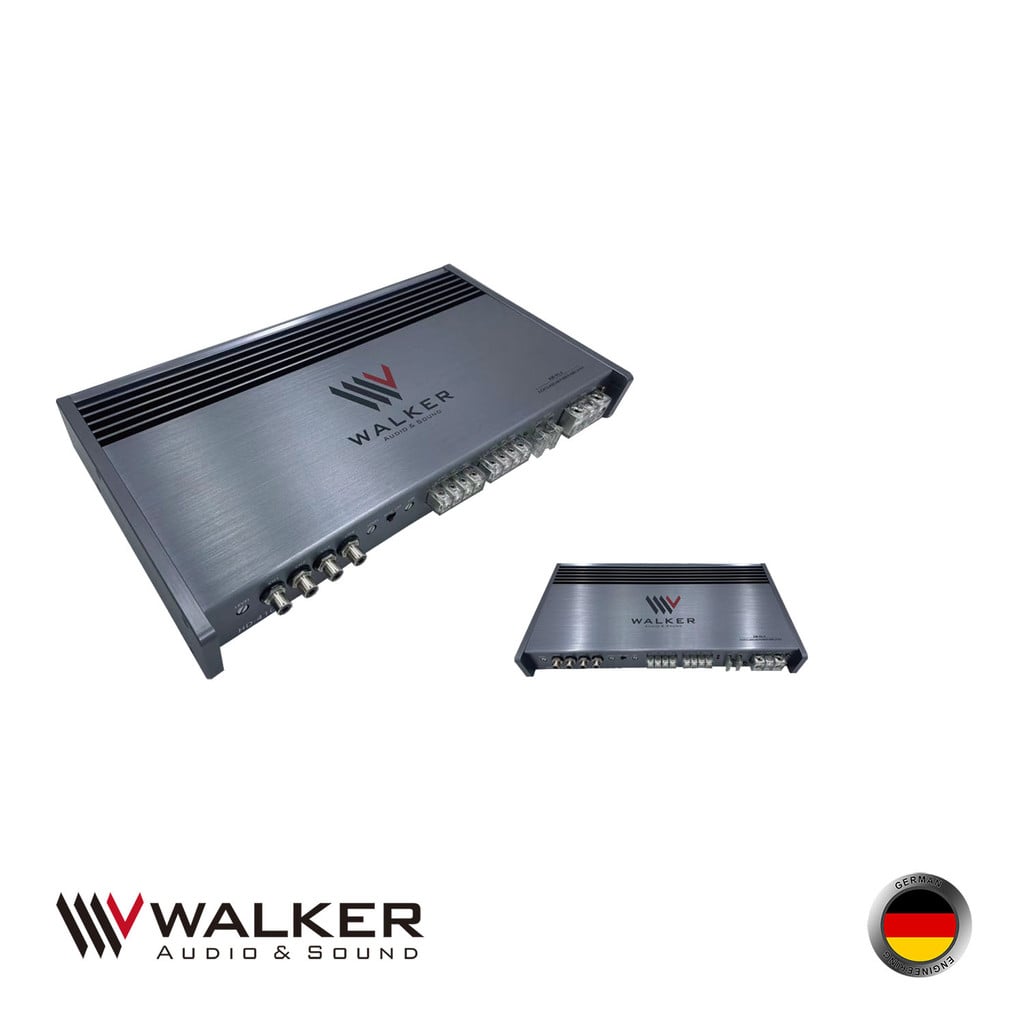 DSP V-WALKER AM-95.4, Amply xe hơi 4 kênh của Đức dành cho combo âm thanh cao cấp cho 4 Loa cánh