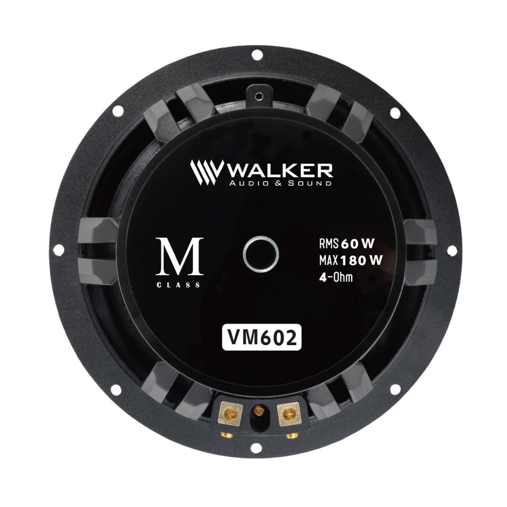 Loa cánh Ô tô Walker VM 602 Loa (phân tần) 2 chiều 6.5 inch chính hãng màng carbon hàng cao cấp 2-Way Component System