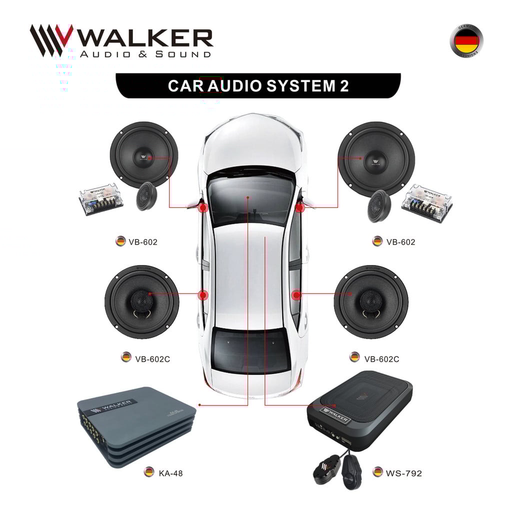 Loa Subwoofer Walker WS-792 - Công Suất 900W, Bass 9 inch Mạnh Mẽ Hàng Đức - Âm Bass Uy Lực Nhỏ gọn Đặt Gầm Ghế Ô Tô