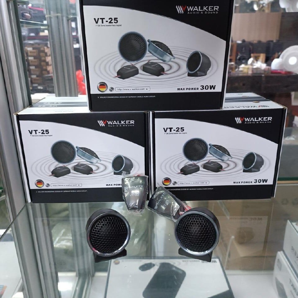 Loa treble Walker VT-25 - Bộ 2 loa treble màng lụa cao cấp cho ô tô đẳng cấp âm bổng loa Tweeter Đức